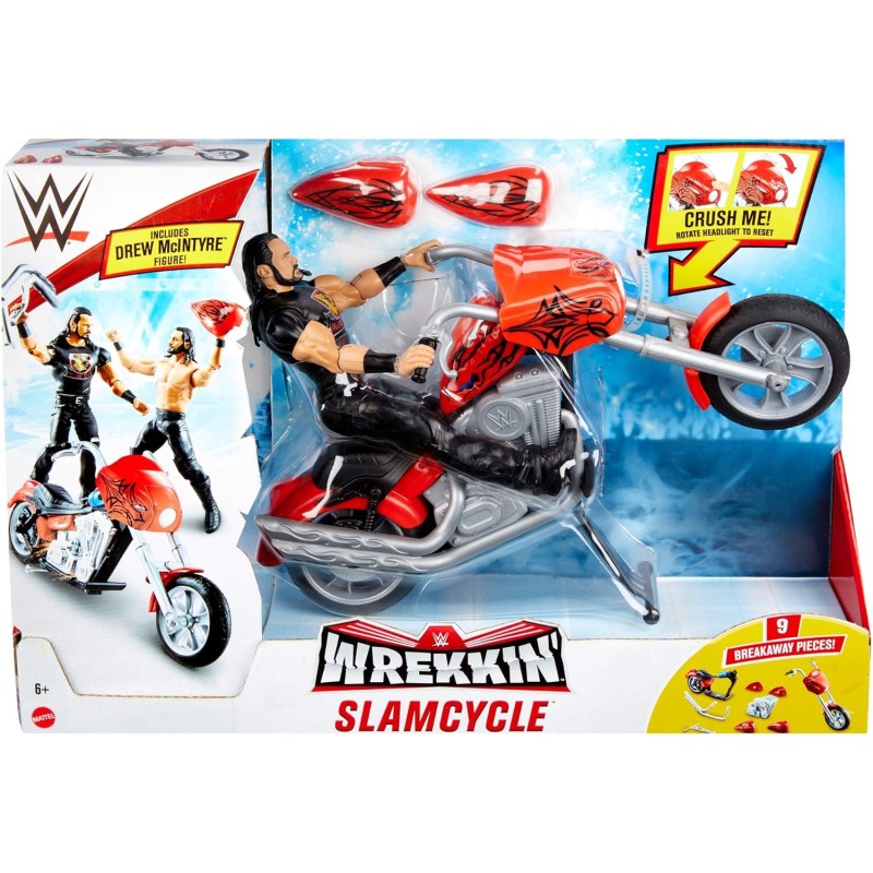 Mattel WWE Wrekkin' Slamcycle Vehicle