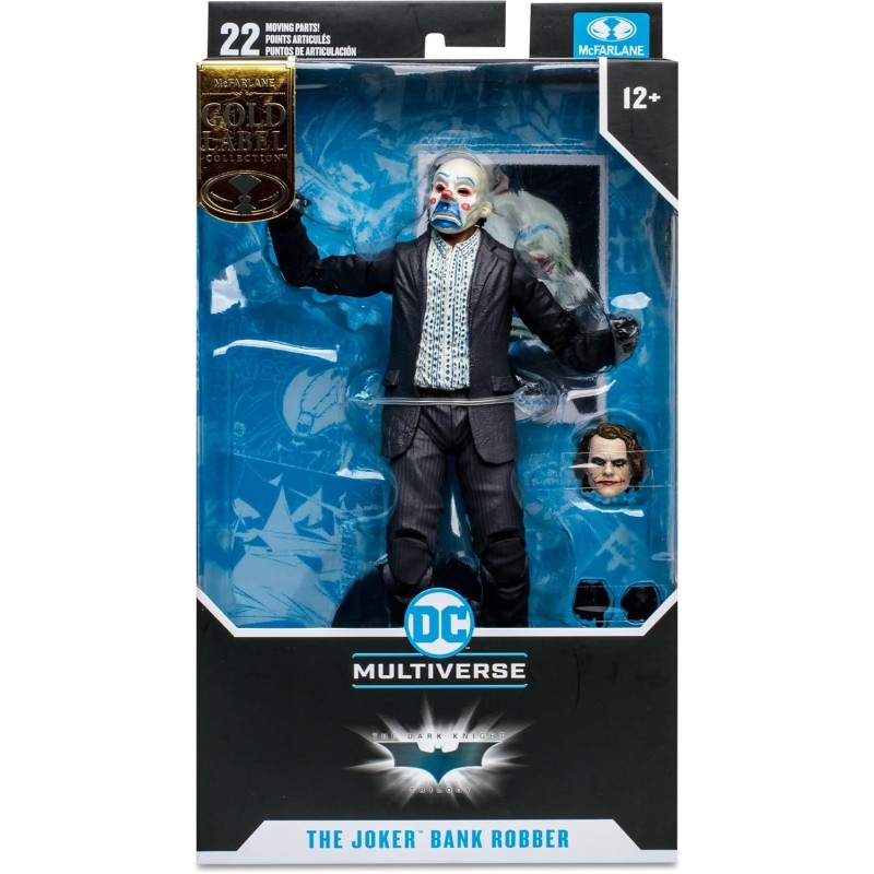 The Dark Knight Trilogy The Joker Bank Robber Gold