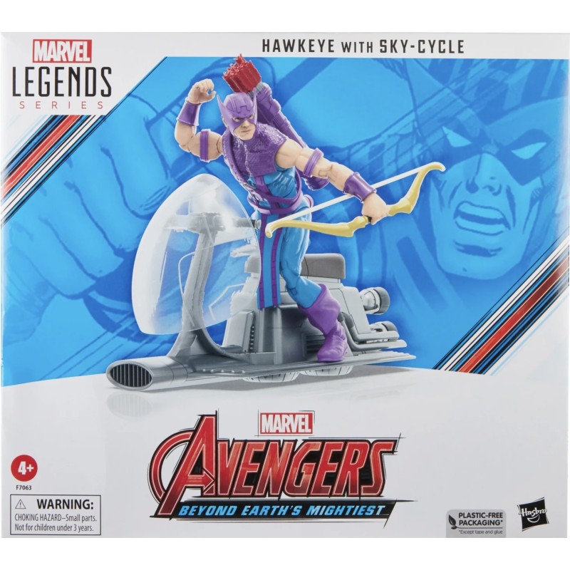 Hawkeye with Sky-Cycle Avengers 60th Anniversary